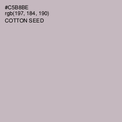 #C5B8BE - Cotton Seed Color Image